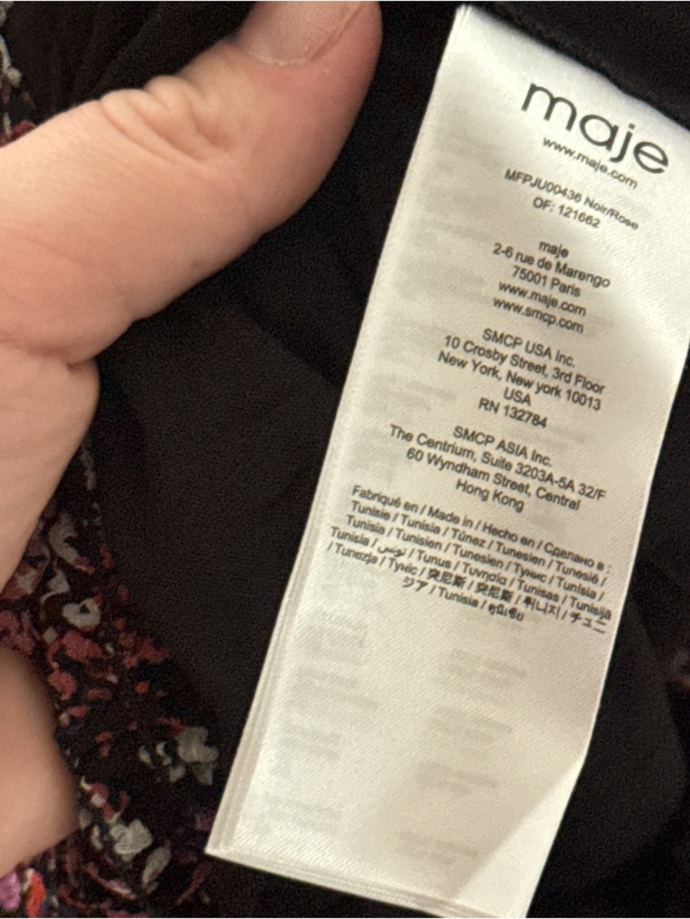 Maje Jehane Floral Silk Maxi Skirt 40 - Picture 10 of 10